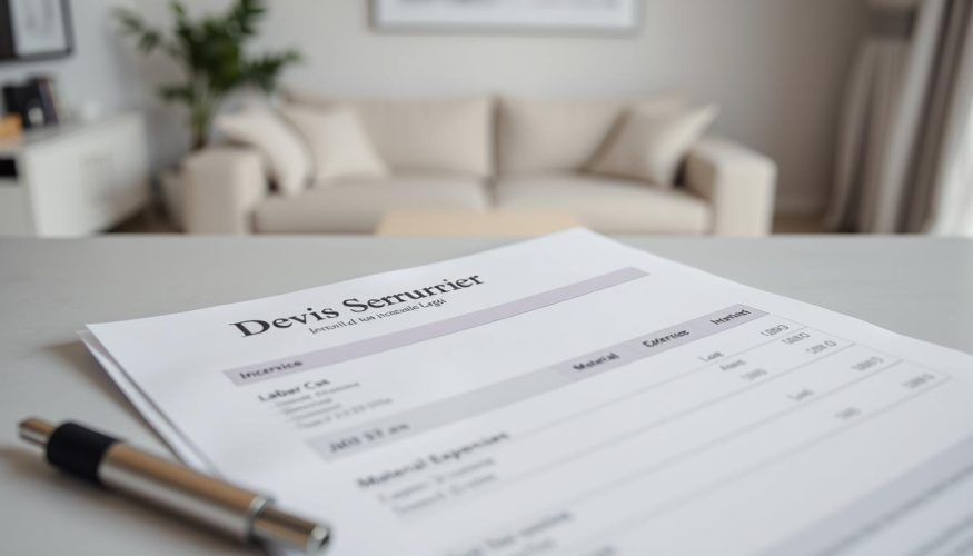 devis serrurier légal